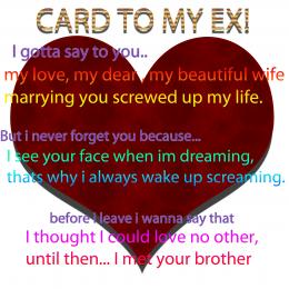 card to my love